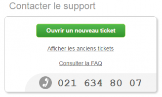 ouvrir un nouveau ticket